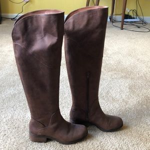 Never worn lucky brand riding boots.